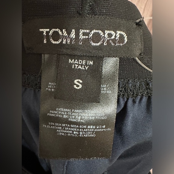 Tom Ford Silk Pyjama Pant In Midnight Blue - Picture 7 of 9